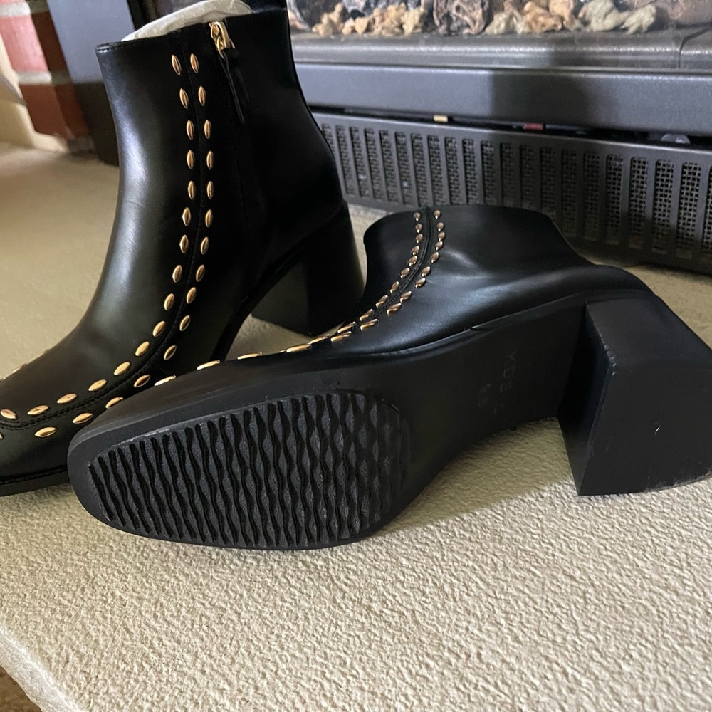 Anthropologie Kelsie dagger studded boots 9.5